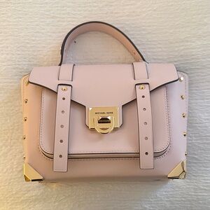 Michael Kors Blush Satchel with Gold Accents